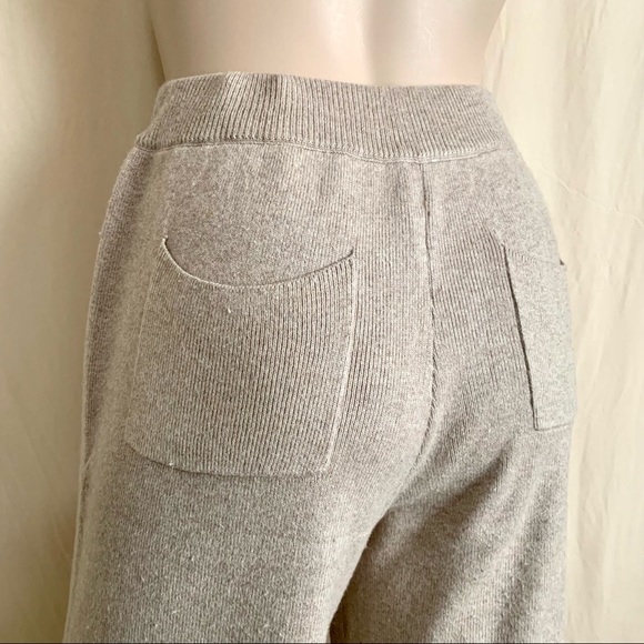 Genuine People Khaki Cashmere Drawstring Pants - Picture 9 of 16
